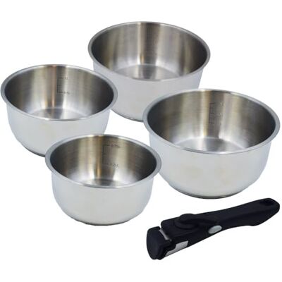 Baumalu 4 Casseroles COMETE Tous feux dont induction 14 a 20 cm Baumalu 4 Casseroles COMETE Tous feux dont induction 14 a 20 cm
