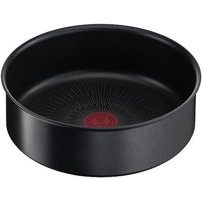 Tefal Ingenio Unlimited Cacerola apilable, aluminio, inducción, fácil limpieza, revestimiento antiadherente, mango extraíble, indicador de calor, color negro, Tefal Ingenio Unlimited Cacerola apilable, aluminio, inducción, fácil limpieza, revestimiento antiadherente, mango extraíble, indicador de calor, color negro,