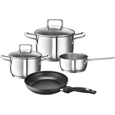 Rohe Germany Batería de Cocina, Acero Inoxidable, 24 cm, 4 Unidades Rohe Germany Batería de Cocina, Acero Inoxidable, 24 cm, 4 Unidades