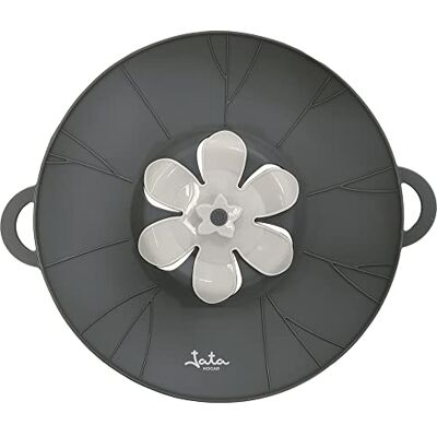 Jata Tapa Antidesbordamiento de Silicona y Vaporera, Apta para microondas y horno, 30 x 26 cm, Libre de BPA, Lleva 2 asas Jata Tapa Antidesbordamiento de Silicona y Vaporera, Apta para microondas y horno, 30 x 26 cm, Libre de BPA, Lleva 2 asas