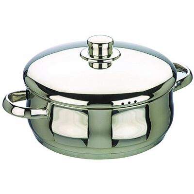 IBILI Olla con tapa oslo, 32 cms, Acero inoxidable, Apta para induccion IBILI Olla con tapa oslo, 32 cms, Acero inoxidable, Apta para induccion
