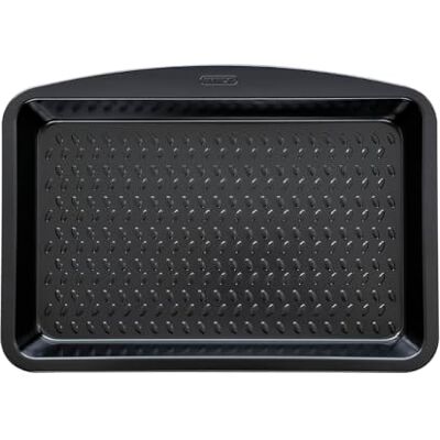 PYREX Bandeja para horno Glide de metal, revestimiento antiadherente sin PFAS, cocción homogénea, resistente y mango XL práctico, apto para lavavajillas (38 x 24 cm) PYREX Bandeja para horno Glide de metal, revestimiento antiadherente sin PFAS, cocción homogénea, resistente y mango XL práctico, apto para lavavajillas (38 x 24 cm)