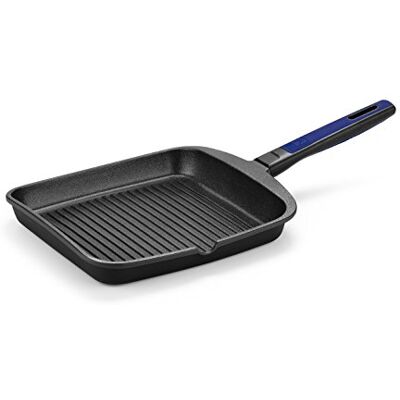 BRA Advanced Grill con rayas, 28 cm, aluminio fundido con antiadherente,sin PFOA,reforzado de rendimiento superior y resistencia a los arañazos y a la asión, apta para Inducción BRA Advanced Grill con rayas, 28 cm, aluminio fundido con antiadherente,sin PFOA,reforzado de rendimiento superior y resistencia a los arañazos y a la asión, apta para Inducción