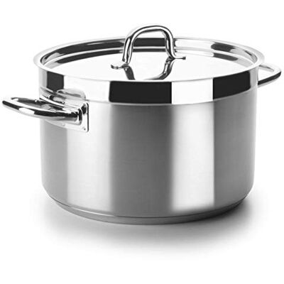 LACOR 54041 Cacerola Alta con Tapa Chef Luxe 40 Cm INOX LACOR 54041 Cacerola Alta con Tapa Chef Luxe 40 Cm INOX