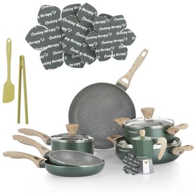 KASANOVA Cooking Therapy Juego de 16 piezas de utensilios de cocina KASANOVA Cooking Therapy Juego de 16 piezas de utensilios de cocina