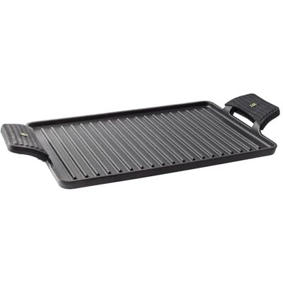 San Ignacio Asador Rectangular Grill de Hierro Fundido 43×23 cm con asas de silicona Xtra San Ignacio Asador Rectangular Grill de Hierro Fundido 43×23 cm con asas de silicona Xtra