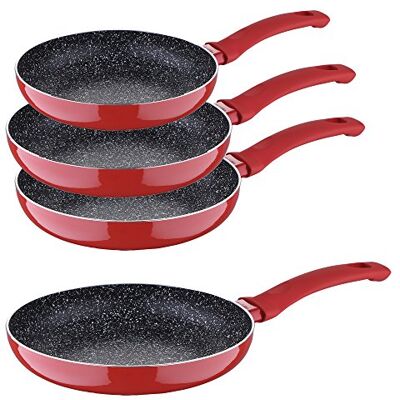 Bergner Set Sartén 4 Uds. PK142 Rojo Bergner Set Sartén 4 Uds. PK142 Rojo