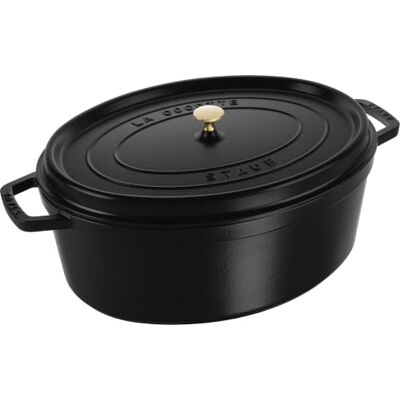 Olla de hierro esmaltado STAUB - Negro - 33cm Olla de hierro esmaltado STAUB - Negro - 33cm