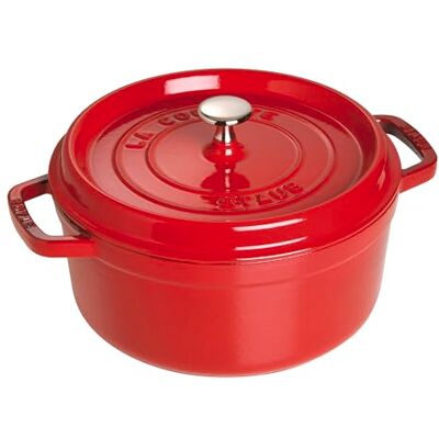 STAUB Olla Redonda de Hierro Fundido esmaltado - 1.7L - Utensilios de cocina STAUB Olla Redonda de Hierro Fundido esmaltado - 1.7L - Utensilios de cocina