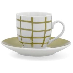 Quid Set 6 Tazas Con Plato Porcelana Apto Microondas Quid Set 6 Tazas Con Plato Porcelana Apto Microondas