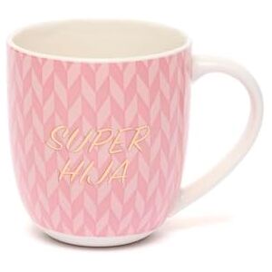 DRAEGER PARIS 1886 Taza Cerámica Super Hija Diseño Elegante con Mensaje en Oro Caliente Azul/Rosa 320 ml Apta para Lavavajillas Ideal Decoración y Detalle Especial DRAEGER PARIS 1886 Taza Cerámica Super Hija Diseño Elegante con Mensaje en Oro Caliente Azul/Rosa 320 ml Apta para Lavavajillas Ideal Decoración y Detalle Especial
