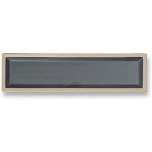 BY ON ByOn Fumiko Bandeja de Servir (Porcelana, 43 x 11,5 x 2,5 cm), Color Negro BY ON ByOn Fumiko Bandeja de Servir (Porcelana, 43 x 11,5 x 2,5 cm), Color Negro