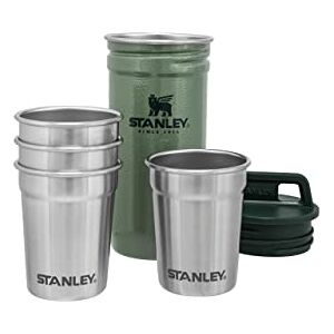 Stanley 1913 Adventure Nesting Vasos de Chupito Set 0.59ML Vasos de Chupito de Acero Inoxidable Sin BPA Fácil de Guardar Encajando Unos en Otros Aptos Para Lavavajillas Hammertone Green Stanley 1913 Adventure Nesting Vasos de Chupito Set 0.59ML Vasos de Chupito de Acero Inoxidable Sin BPA Fácil de Guardar Encajando Unos en Otros Aptos Para Lavavajillas Hammertone Green