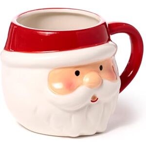 Taza de cerámica con cabeza de Santa - Santa Claus mug Taza de cerámica con cabeza de Santa - Santa Claus mug