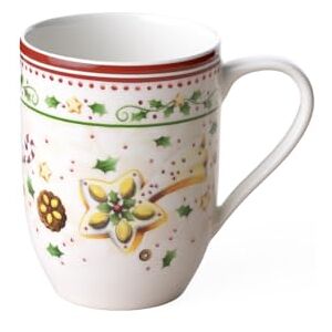 Villeroy & Boch Taza Grande con asa Winter Bakery Delight, Motivo Estrella fugaz, para Navidad, 370 ml, Porcelana, Multicolor, 1 Unidad (Paquete de 1) Villeroy & Boch Taza Grande con asa Winter Bakery Delight, Motivo Estrella fugaz, para Navidad, 370 ml, Porcelana, Multicolor, 1 Unidad (Paquete de 1)