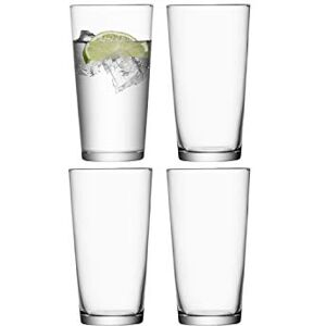 LSA International Gio GI19 Vaso de zumo, tamaño grande, 320 ml, 4 unidades, transparente LSA International Gio GI19 Vaso de zumo, tamaño grande, 320 ml, 4 unidades, transparente
