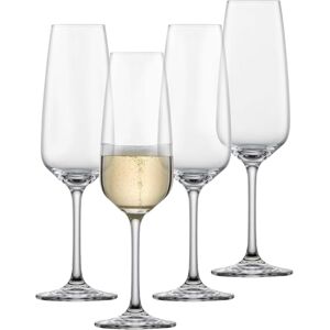 Schott Zwiesel Copa de champán Tulip (set de 4), copas de champán intemporales con punta para espuma, copas de cristal Tritan aptas para lavavajillas, fabricadas en Alemania (art. nº ) Schott Zwiesel Copa de champán Tulip (set de 4), copas de champán intemporales con punta para espuma, copas de cristal Tritan aptas para lavavajillas, fabricadas en Alemania (art. nº )