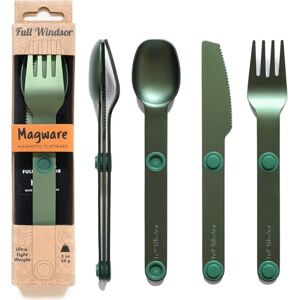 Full Windsor MAGWARE,Juego de utensilios de camping magnéticos, cubiertos de viaje portátiles y reutilizables con funda para camping, picnic, oficina y lonchera para niños,cuchillo, tenedor y cuchara (3 piezas) Full Windsor MAGWARE,Juego de utensilios de camping magnéticos, cubiertos de viaje portátiles y reutilizables con funda para camping, picnic, oficina y lonchera para niños,cuchillo, tenedor y cuchara (3 piezas)