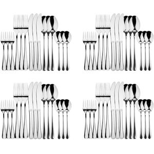 Bergner MUNICH Cubertería de Acero Inoxidable de 60 piezas, Incluye Cuchillos, Cucharas, Tenedores, Cucharas Elegante acabado en Plateado Colección Duradera y elegante para toda ocasión Bergner MUNICH Cubertería de Acero Inoxidable de 60 piezas, Incluye Cuchillos, Cucharas, Tenedores, Cucharas Elegante acabado en Plateado Colección Duradera y elegante para toda ocasión