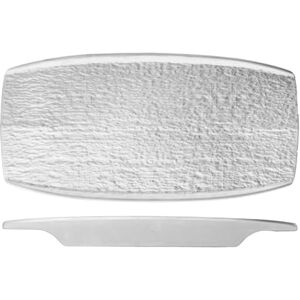 H&H set 3 piatti rettangolari melamina bianco cm32x16xh3 H&H set 3 piatti rettangolari melamina bianco cm32x16xh3