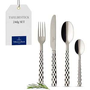 Villeroy & Boch Boston Cubertería para hasta 6 Personas, Cristal 24 Piezas, 24 Piezas Villeroy & Boch Boston Cubertería para hasta 6 Personas, Cristal 24 Piezas, 24 Piezas
