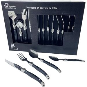 Set de Cubiertos Laguiole Pradel Excellence 24 piezas - Mármol azul Set de Cubiertos Laguiole Pradel Excellence 24 piezas - Mármol azul