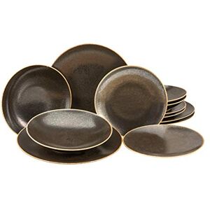 Creatable , Serie Rusty, Vajilla 12 Piezas, Porcelana Creatable , Serie Rusty, Vajilla 12 Piezas, Porcelana
