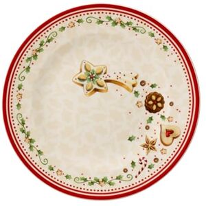 Villeroy & Boch Winter Bakery Delight 1486122642 Plato de Desayuno, Porcelana, Rojo, 19.600000000000001x19.600000000000001x4.5999999999999996 cm Villeroy & Boch Winter Bakery Delight 1486122642 Plato de Desayuno, Porcelana, Rojo, 19.600000000000001x19.600000000000001x4.5999999999999996 cm