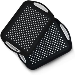 Essen - 2-Pack - Negro - Conjunto de bandejas de servicio Essen - 2-Pack - Negro - Conjunto de bandejas de servicio