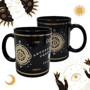 Mad Monkey Taza de Halloween Taza fantasma con diseño de tablero de Ouija Taza fantasma para conjurar espíritus 330 ml Taza adivina para mensajes sobrenaturales Mad Monkey Taza de Halloween Taza fantasma con diseño de tablero de Ouija Taza fantasma para conjurar espíritus 330 ml Taza adivina para mensajes sobrenaturales
