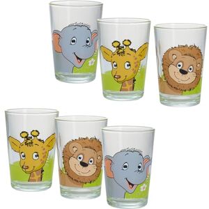 Ritzenhoff & Breker Juego de 6 vasos para niños, diseño africano Ritzenhoff & Breker Juego de 6 vasos para niños, diseño africano