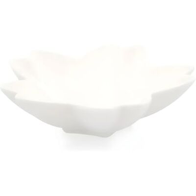 Quid Bandeja de Aperitivos Select Flor Cerámica Blanco (6 Unidades) (Pack 6X) Quid Bandeja de Aperitivos Select Flor Cerámica Blanco (6 Unidades) (Pack 6X)
