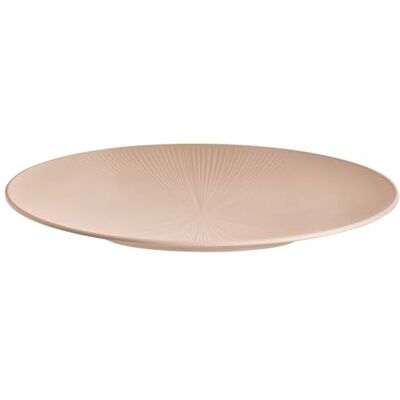 APS Plato – NERO – Ø 42 cm, alt.: 3,5 cm, melamina arena, apilable, apto para lavavajillas, irrompible, robusto y elegante APS Plato – NERO – Ø 42 cm, alt.: 3,5 cm, melamina arena, apilable, apto para lavavajillas, irrompible, robusto y elegante