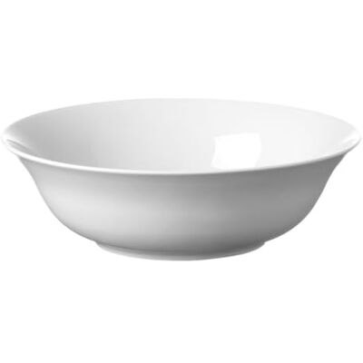 HENDI Ensaladera, cuenco para ensalada, bordes reforzados, esmalte de calidad, resistente a los impactos y al desgaste, apto para el microondas y el lavavajillas, ø230mm, porcelana blanca HENDI Ensaladera, cuenco para ensalada, bordes reforzados, esmalte de calidad, resistente a los impactos y al desgaste, apto para el microondas y el lavavajillas, ø230mm, porcelana blanca