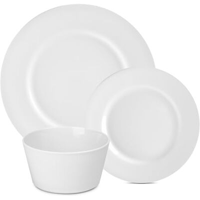 Gerlach o juego de vajilla para 6 personas, juego de platos de porcelana, 18 piezas, servicio de mesa, cuenco, platos llanos, vajilla de Navidad, servicio o y juegos de vajilla, color Gerlach o juego de vajilla para 6 personas, juego de platos de porcelana, 18 piezas, servicio de mesa, cuenco, platos llanos, vajilla de Navidad, servicio o y juegos de vajilla, color