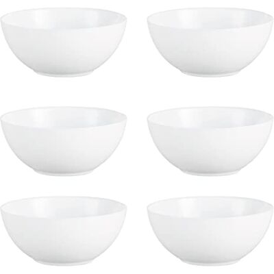 Luminarc Set de 6 Boles de Opal 18cm Blanco, Opal, forma cónico, acabado brillo, 18cm Luminarc Set de 6 Boles de Opal 18cm Blanco, Opal, forma cónico, acabado brillo, 18cm