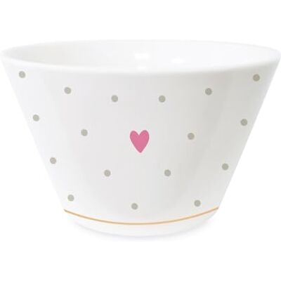 Grafik Werkstatt Grafik-Werkstatt Cuenco de cereales de taller con corazón de porcelana de oro real Grafik Werkstatt Grafik-Werkstatt Cuenco de cereales de taller con corazón de porcelana de oro real