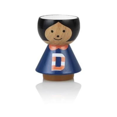 Lucie Kaas Bordfolk A-Z Huevera, Madera de Haya, 6 cm Lucie Kaas Bordfolk A-Z Huevera, Madera de Haya, 6 cm