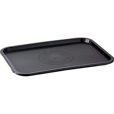 APS Bandeja de Comida rápida, inastillable y Apta para lavavajillas, Fabricada en Alemania, 45 x 35,5 cm, Altura 2 cm, Color Negro APS Bandeja de Comida rápida, inastillable y Apta para lavavajillas, Fabricada en Alemania, 45 x 35,5 cm, Altura 2 cm, Color Negro