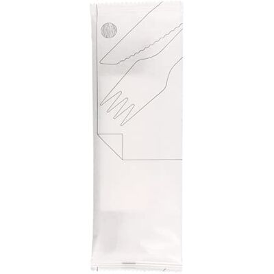 Garcia de Pou García de Pou 100 unidades Set Tenedor, Cuchillo, Servilleta Enfundados 'Makan' 16 Cm Natural Madera Garcia de Pou García de Pou 100 unidades Set Tenedor, Cuchillo, Servilleta Enfundados 'Makan' 16 Cm Natural Madera