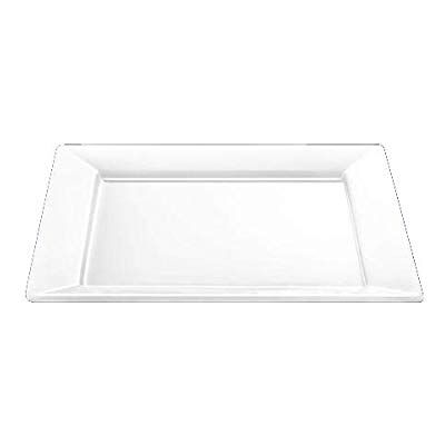 Wilmax Plato cuadrado (porcelana, 29,5 x 29,5 cm), color blanco Wilmax Plato cuadrado (porcelana, 29,5 x 29,5 cm), color blanco