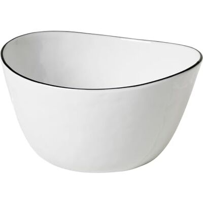 Broste Copenhagen SALT Cuenco de porcelana, color blanco Broste Copenhagen SALT Cuenco de porcelana, color blanco