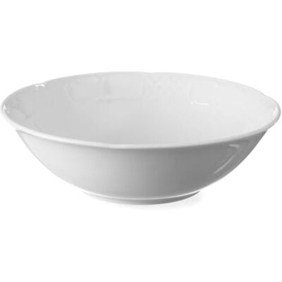 HENDI Ensaladera, cuenco para ensalada, bordes reforzados, esmalte de calidad, resistente a los impactos y al desgaste, apto para el microondas y el lavavajillas, 1L, ø230x(H)65mm, porcelana blanca HENDI Ensaladera, cuenco para ensalada, bordes reforzados, esmalte de calidad, resistente a los impactos y al desgaste, apto para el microondas y el lavavajillas, 1L, ø230x(H)65mm, porcelana blanca