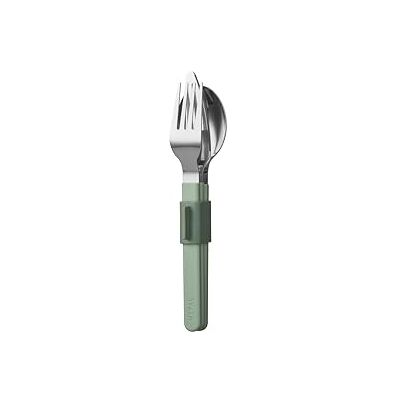 Mepal Juego de cubiertos 3 piezas Silueta Apta para lavavajillas Vajilla Cuchillo, tenedor y cuchara con soporte Nordic sage Mepal Juego de cubiertos 3 piezas Silueta Apta para lavavajillas Vajilla Cuchillo, tenedor y cuchara con soporte Nordic sage