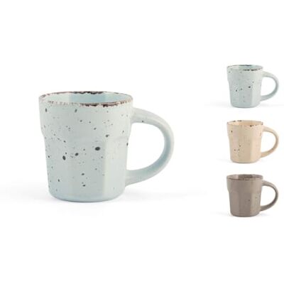 HOME Countrychic Juego de 12 Tazas Café, Gres, 100cc. HOME Countrychic Juego de 12 Tazas Café, Gres, 100cc.
