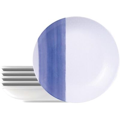 Tramontina Juego de Platos Hondos Porcelana Soho 22 cm 6 piezas Tramontina Juego de Platos Hondos Porcelana Soho 22 cm 6 piezas