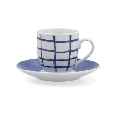 Quid Set 6 Tazas Con Plato Porcelana Apto Microondas Quid Set 6 Tazas Con Plato Porcelana Apto Microondas