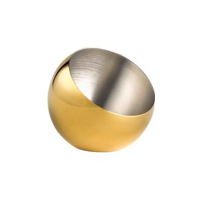 APS Bol SPHERE, juego de 3, Ø 8 cm, altura 7 cm, 0,1 litros, acero inoxidable, aspecto dorado APS Bol SPHERE, juego de 3, Ø 8 cm, altura 7 cm, 0,1 litros, acero inoxidable, aspecto dorado
