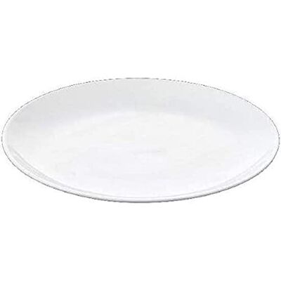 Wilmax Plato redondo (porcelana, 30,5 cm), color blanco Wilmax Plato redondo (porcelana, 30,5 cm), color blanco