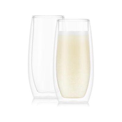 Bodum SKÅL Juego de 2 copas de champán (doble pared, 0,2 L) Bodum SKÅL Juego de 2 copas de champán (doble pared, 0,2 L)